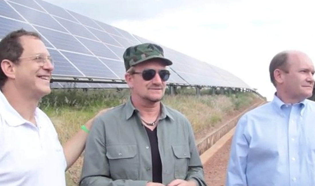 Israeli Energy Pioneer “Knighted” by Bono for Solar Field in Rwanda